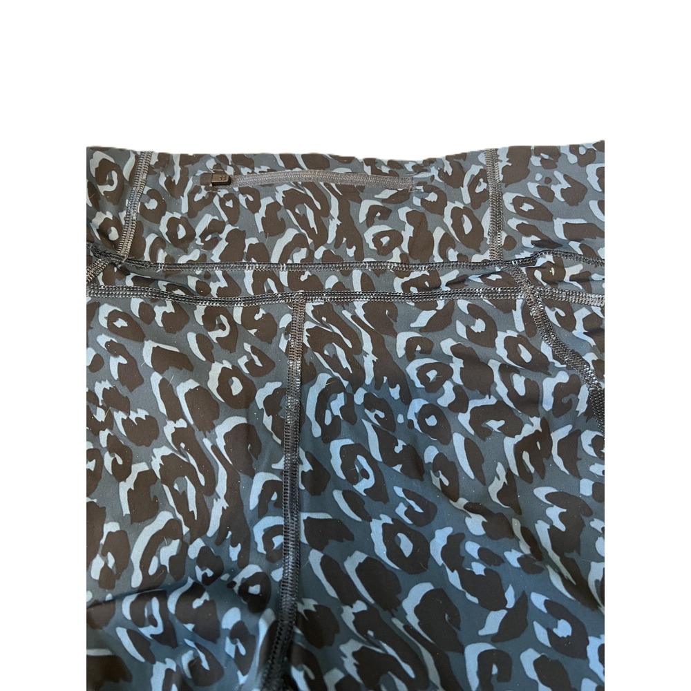 Sweaty Betty Zero Gravity 7/8 Running Leggings Blue Leopard Print XL SB5402B - Picture 7 of 7
